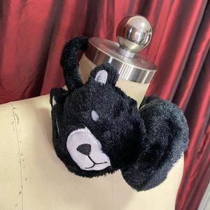 Black bear ear muffs